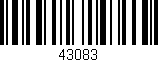 Código de barras (EAN, GTIN, SKU, ISBN): '43083'