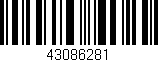 Código de barras (EAN, GTIN, SKU, ISBN): '43086281'