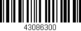 Código de barras (EAN, GTIN, SKU, ISBN): '43086300'