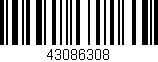Código de barras (EAN, GTIN, SKU, ISBN): '43086308'