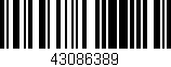 Código de barras (EAN, GTIN, SKU, ISBN): '43086389'