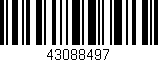 Código de barras (EAN, GTIN, SKU, ISBN): '43088497'