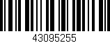Código de barras (EAN, GTIN, SKU, ISBN): '43095255'