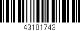 Código de barras (EAN, GTIN, SKU, ISBN): '43101743'