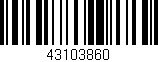 Código de barras (EAN, GTIN, SKU, ISBN): '43103860'