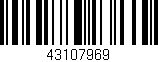 Código de barras (EAN, GTIN, SKU, ISBN): '43107969'