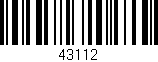 Código de barras (EAN, GTIN, SKU, ISBN): '43112'