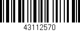 Código de barras (EAN, GTIN, SKU, ISBN): '43112570'