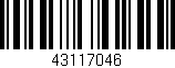 Código de barras (EAN, GTIN, SKU, ISBN): '43117046'