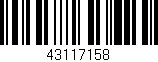 Código de barras (EAN, GTIN, SKU, ISBN): '43117158'