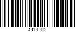 Código de barras (EAN, GTIN, SKU, ISBN): '4313-303'