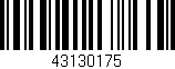 Código de barras (EAN, GTIN, SKU, ISBN): '43130175'