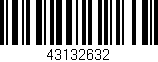 Código de barras (EAN, GTIN, SKU, ISBN): '43132632'
