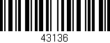 Código de barras (EAN, GTIN, SKU, ISBN): '43136'
