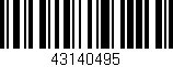 Código de barras (EAN, GTIN, SKU, ISBN): '43140495'
