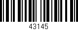 Código de barras (EAN, GTIN, SKU, ISBN): '43145'
