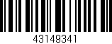 Código de barras (EAN, GTIN, SKU, ISBN): '43149341'
