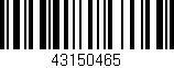 Código de barras (EAN, GTIN, SKU, ISBN): '43150465'