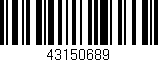 Código de barras (EAN, GTIN, SKU, ISBN): '43150689'