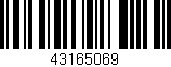 Código de barras (EAN, GTIN, SKU, ISBN): '43165069'
