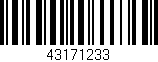 Código de barras (EAN, GTIN, SKU, ISBN): '43171233'