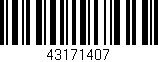 Código de barras (EAN, GTIN, SKU, ISBN): '43171407'