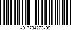 Código de barras (EAN, GTIN, SKU, ISBN): '4317734273409'