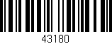 Código de barras (EAN, GTIN, SKU, ISBN): '43180'