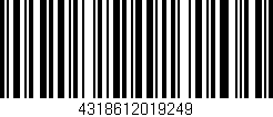 Código de barras (EAN, GTIN, SKU, ISBN): '4318612019249'
