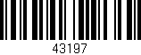 Código de barras (EAN, GTIN, SKU, ISBN): '43197'