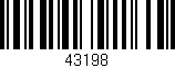 Código de barras (EAN, GTIN, SKU, ISBN): '43198'