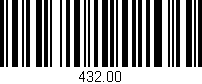 Código de barras (EAN, GTIN, SKU, ISBN): '432.00'