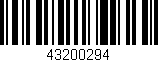 Código de barras (EAN, GTIN, SKU, ISBN): '43200294'