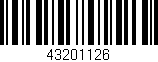 Código de barras (EAN, GTIN, SKU, ISBN): '43201126'