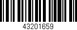 Código de barras (EAN, GTIN, SKU, ISBN): '43201659'