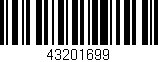 Código de barras (EAN, GTIN, SKU, ISBN): '43201699'