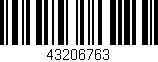 Código de barras (EAN, GTIN, SKU, ISBN): '43206763'
