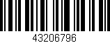 Código de barras (EAN, GTIN, SKU, ISBN): '43206796'