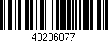 Código de barras (EAN, GTIN, SKU, ISBN): '43206877'
