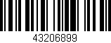 Código de barras (EAN, GTIN, SKU, ISBN): '43206899'