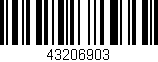 Código de barras (EAN, GTIN, SKU, ISBN): '43206903'