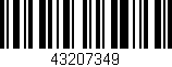 Código de barras (EAN, GTIN, SKU, ISBN): '43207349'