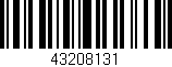 Código de barras (EAN, GTIN, SKU, ISBN): '43208131'