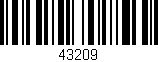 Código de barras (EAN, GTIN, SKU, ISBN): '43209'