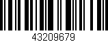 Código de barras (EAN, GTIN, SKU, ISBN): '43209679'