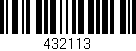 Código de barras (EAN, GTIN, SKU, ISBN): '432113'