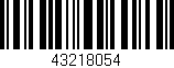 Código de barras (EAN, GTIN, SKU, ISBN): '43218054'