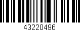 Código de barras (EAN, GTIN, SKU, ISBN): '43220496'
