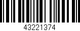 Código de barras (EAN, GTIN, SKU, ISBN): '43221374'