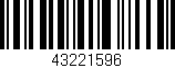 Código de barras (EAN, GTIN, SKU, ISBN): '43221596'